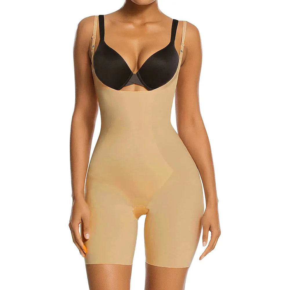 Women's Fashion Solid Color Tight One-Piece Shapewear