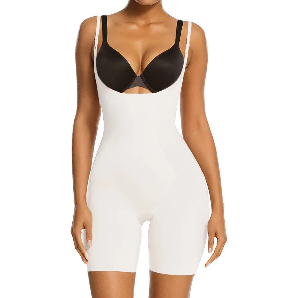 Women's Fashion Solid Color Tight One-Piece Shapewear