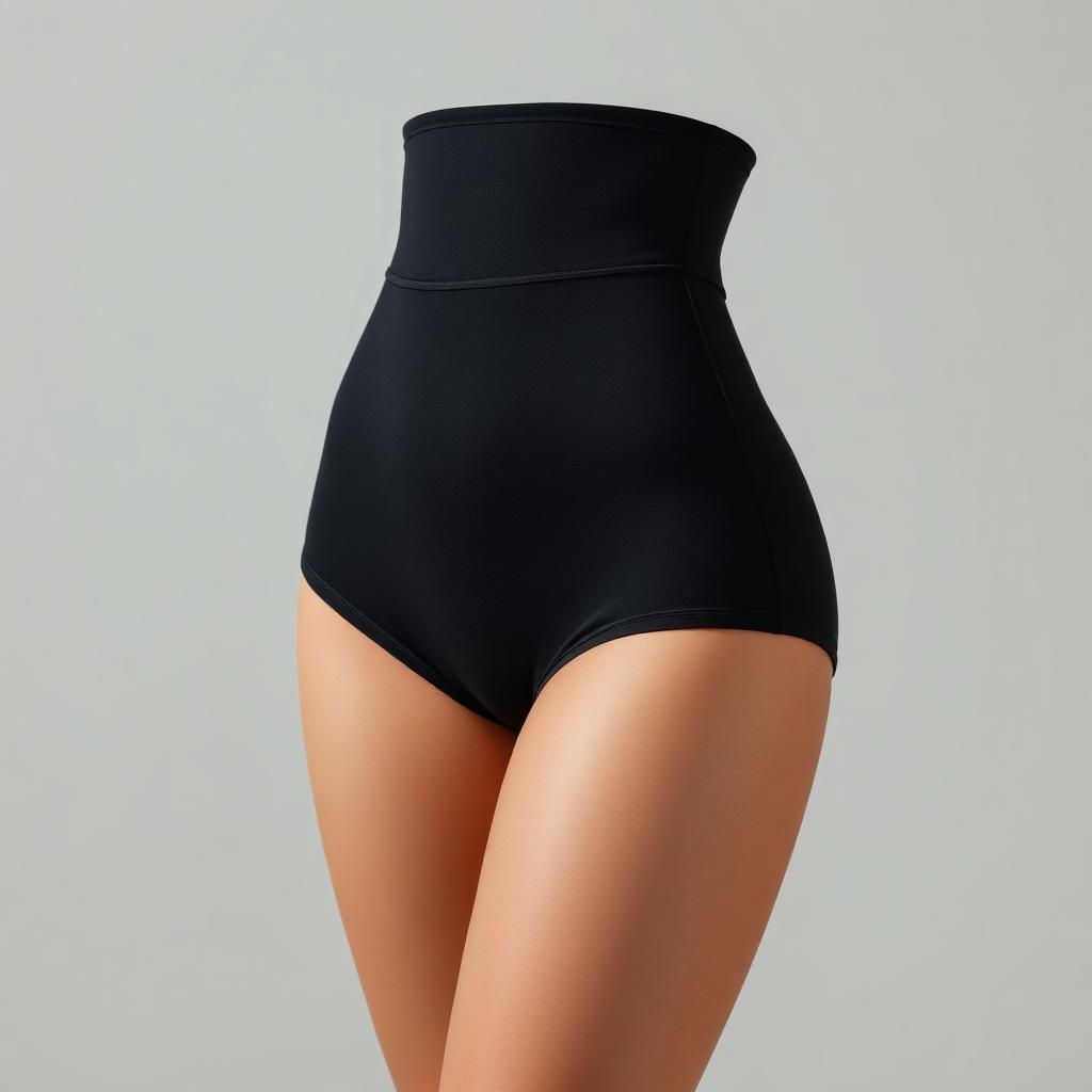 High-Waist Tummy Control Shorts - Black shapewear